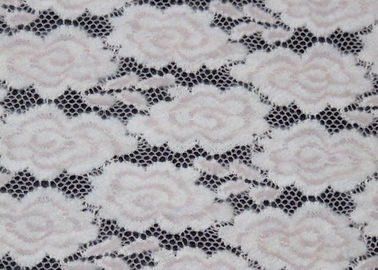 Tissu balayé respirable coloré élégant de dentelle de jacquard pour des femmes fournisseur