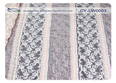 Tissu en nylon de Spandex de dentelle étirable nouvelle de Tulle, largeur CY-LW0003 de 130cm fournisseur
