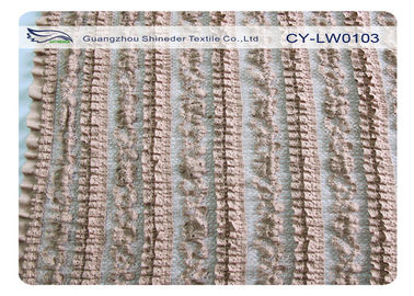 Spandex à la maison CY-LW0103 du coton 10% du nylon 50% du tissu 40% de dentelle de bout droit de textile fournisseur