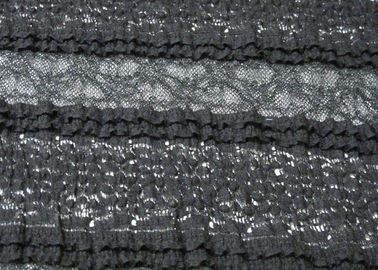 Largeur Rétrécissement-Résistante CY-LW0182 du noir 130cm de tissu de dentelle de bout droit de sous-vêtements fournisseur