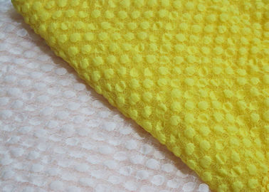 Tissu blanc soluble dans l'eau de dentelle de bout droit dans la largeur CY-LW0667 du textile 125cm fournisseur