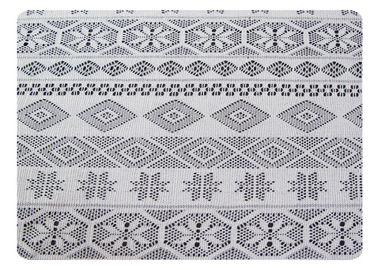 Tissu géométrique de dentelle de polyester pour le vêtement/rideau CY-CT8519 fournisseur