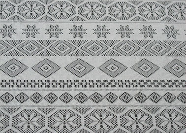 Tissu géométrique de dentelle de polyester pour le vêtement/rideau CY-CT8519 fournisseur