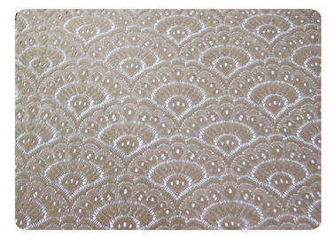 Tissu en forme d'hélice soluble dans l'eau 65% Terylene de dentelle + coton CY-CT8521 de 35% fournisseur