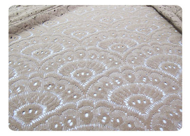 Tissu en forme d'hélice soluble dans l'eau 65% Terylene de dentelle + coton CY-CT8521 de 35% fournisseur