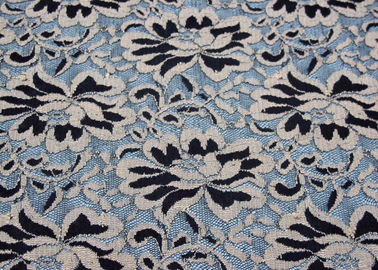 Tissu élastique de dentelle de ténacité élevée de sous-vêtements, tissu CY-LW0790 de dentelle de fleur fournisseur