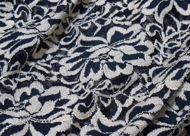 Tissu élastique en nylon de dentelle de fleur faite sur commande pour OEM de tapisserie d'ameublement/ODM CY-LW0790 fournisseur