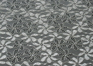 Nylon de 90% + tissu élastique de dentelle de fleur de Spandex de 10% pour les chemises de nuit CY-LW0795 fournisseur