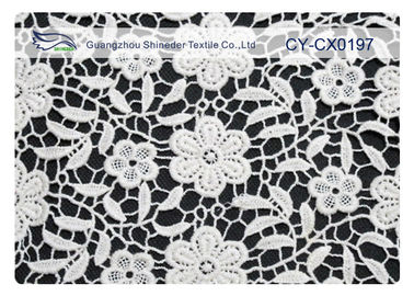 Tissu brodé qui respecte l'environnement de dentelle pour la robe de mariage CY-CX0197 fournisseur
