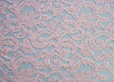 Le coton en nylon ODM CY-LW0679 a attaché de dentelle de tissu de rouge/Brown OEM Rétrécissement-Résistant fournisseur