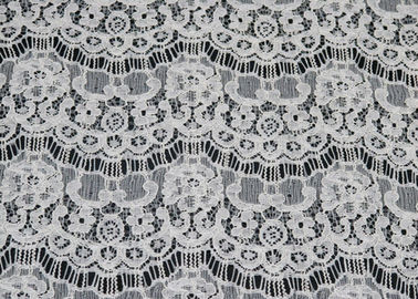 Tissu de dentelle attaché par cil soluble dans l'eau, tissu de coton en nylon extensible CY-LW0716 fournisseur