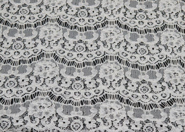 Tissu de dentelle attaché par cil soluble dans l'eau, tissu de coton en nylon extensible CY-LW0716 fournisseur