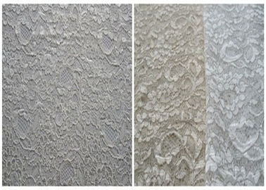 Jacquard CY-LW0733 Rétrécissement-Résistant de tissu de dentelle attaché par viscose en nylon de rayonne fournisseur