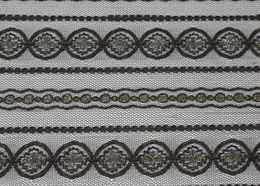 Tissu de maille métallique de dentelle de ténacité élevée pour la largeur CY-LW0208 de la tapisserie d'ameublement 150cm fournisseur