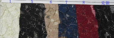 Tissu métallique rouge étirable de dentelle pour le GV de la robe de mariage CY-LW0791 fournisseur