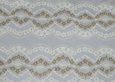 Matériel en nylon CY-LW0798 de Spandex de polyester de tissu métallique de dentelle de sous-vêtements fournisseur