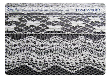 Coton écologique CY-LW0001 du nylon 70% du tissu en nylon 30% de dentelle de coton de robe fournisseur