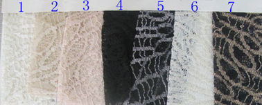 CE CY-LW0105 de GV Rétrécissement-Résistant adapté aux besoins du client de tissu en nylon de dentelle de coton de jacquard fournisseur