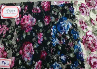 Tissu imprimé par Digital de forme de fleur contenu à la maison, de Spandex et de nylon fournisseur