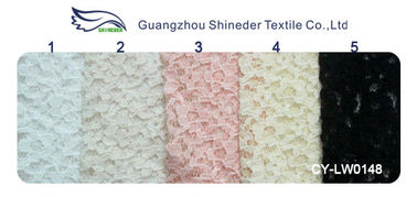 Tissu en nylon de dentelle de coton qui respecte l'environnement pour la décoration à la maison CY-LW0148 durable fournisseur