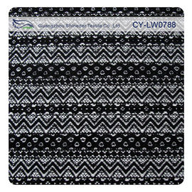 Tissu de dentelle attaché par coton en nylon de jacquard pour GV BV de matériel de vêtement SON CY-LW0788 fournisseur