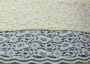 Rose en nylon de tissu de maille de dentelle de coton qui respecte l'environnement largeur CY-DK0025 de 145CM - de 150CM fournisseur