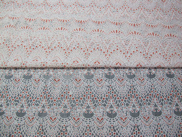 Tissu unique noir de dentelle de polyester de coton tricoté avec la dentelle de fleur de burn-out pour le vêtement de dames (CY-DK0020) fournisseur