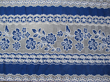 Orange élégante de dentelle de burn-out de tissu de dentelle de polyester de coton pour Madame Dress/robe de mariage (CY-DK0031) fournisseur