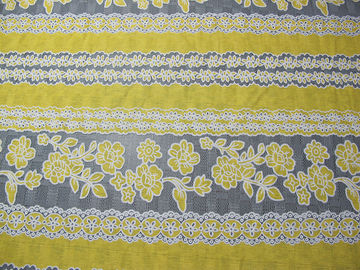 Orange élégante de dentelle de burn-out de tissu de dentelle de polyester de coton pour Madame Dress/robe de mariage (CY-DK0031) fournisseur