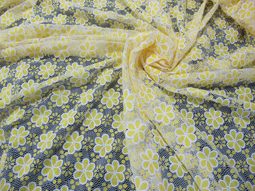 Tissu avec du charme imprimé de dentelle de polyester de coton avec la dentelle sur toute la surface pour Madame Garment (CY-DK0021) fournisseur
