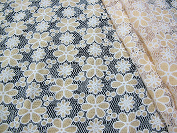 Tissu avec du charme imprimé de dentelle de polyester de coton avec la dentelle sur toute la surface pour Madame Garment (CY-DK0021) fournisseur