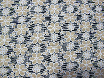 Tissu avec du charme imprimé de dentelle de polyester de coton avec la dentelle sur toute la surface pour Madame Garment (CY-DK0021) fournisseur
