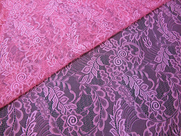Textile creux léger de tissu de dentelle de feuille de la gaze 100%nylon sur le marché de Guangzhou (CY-DN0007) fournisseur