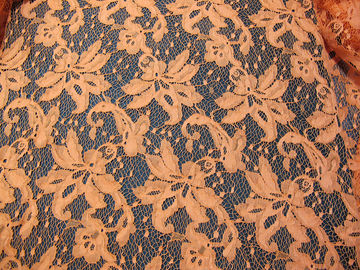 Azo en nylon de tissu de maille de dentelle de coton orange teignant pour le vêtement SYD-0001 de dames fournisseur