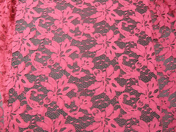 Azo en nylon de tissu de maille de dentelle de coton orange teignant pour le vêtement SYD-0001 de dames fournisseur