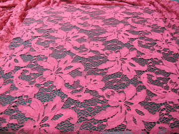 Azo en nylon de tissu de maille de dentelle de coton orange teignant pour le vêtement SYD-0001 de dames fournisseur