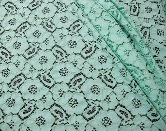 Tissu en nylon de dentelle de coton vert en bon état de guipure/tissu de tapisserie d'ameublement SYD-0010 fournisseur