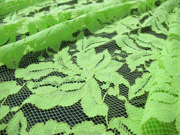 Vert en nylon de tissu de dentelle de beau coton floral avec SYD-0013 de teinture réactif fournisseur