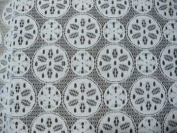 Matériel en nylon de robe de conception de flocon de neige de tissu de dentelle de coton de bleu royal fournisseur