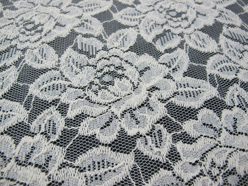 Tissu de maille en nylon de dentelle de coton sur toute la surface de guipure/GV floral de tissu de dentelle fournisseur