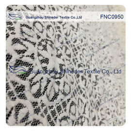 Tissu de Bush d'étoile de tournesol de dentelle molle de nylon et de coton pour la robe de dame fournisseur