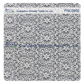 Tissu de Bush d'étoile de tournesol de dentelle molle de nylon et de coton pour la robe de dame fournisseur