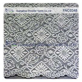 corde noire florale rhombique de polyester de coton de 150CM de tissu en nylon de dentelle fournisseur