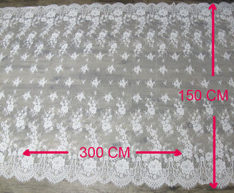équilibre de dentelle de cil de 300 * de 150 cm pour le rideau en fenêtre, nappe CY-HB0456 fournisseur