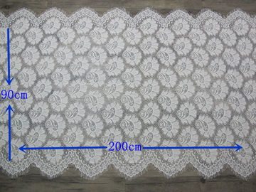 Équilibre nuptiale de dentelle de cil de coton du nylon 70% de 30% pour des robes de mariage fournisseur