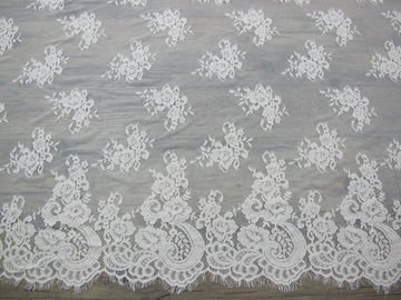 Tissu nuptiale attaché d'équilibre de dentelle de coton pour les robes de mariage CY-HB0478 fournisseur