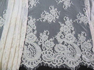 Tissu nuptiale attaché d'équilibre de dentelle de coton pour les robes de mariage CY-HB0478 fournisseur