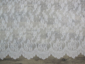 Dentelle blanche de cil élégant en nylon équilibrant 150cm extraordinairement fait CY-HB0594 fournisseur