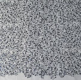 Paillettes brillantes et tissu perlé de dentelle pour le vêtement de dames fournisseur