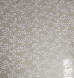 Petite Madame de teinture qui respecte l'environnement blanche Dress de fleur de dentelle de tissu de lumière de maille en nylon de filet fournisseur